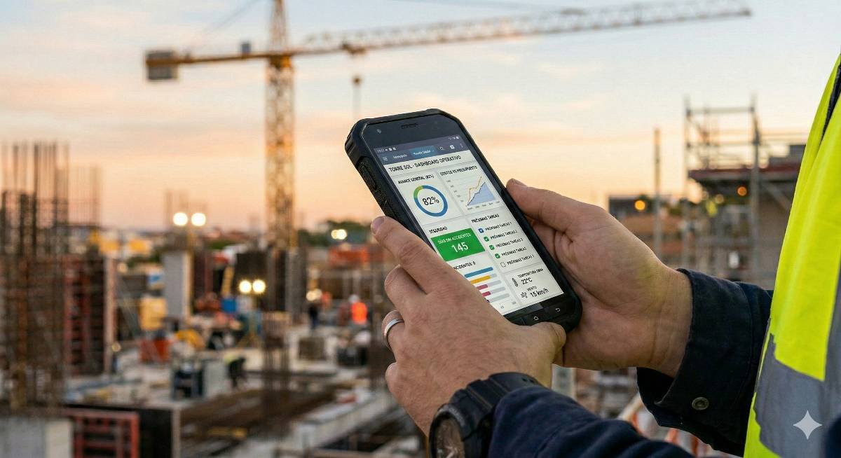 Prevencionista digital en obra